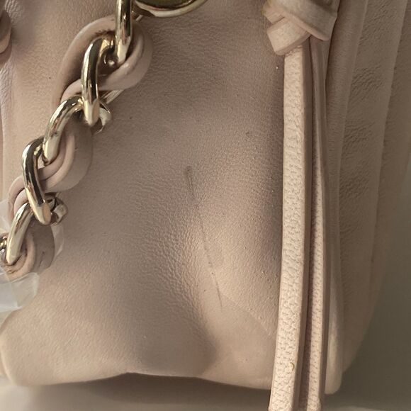 Mark And Graham The Quilted Crossbody Pink Leather Monogram LSH Bag Purse READ! - Picture 6 of 16